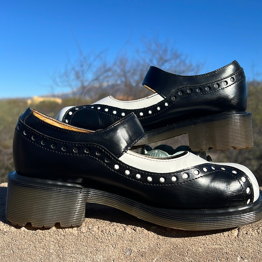 🏴 Dr. Martens MIE Vintage 90’s Y2K Brogue Wingtip Mary Jane UK 3 - Picture 17 of 17